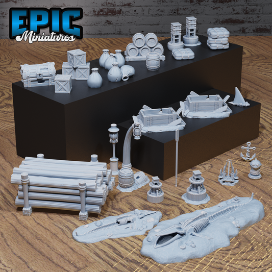 Harbor Scatter 3948 - Epic Miniatures | #92 Sinister Harbor