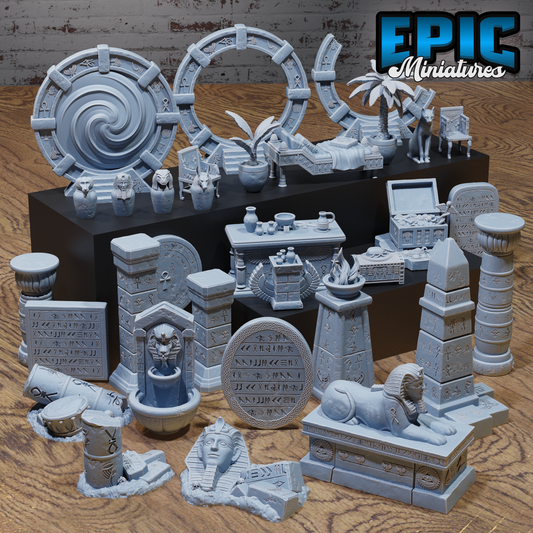 Ancient Egyptian Scatter - Epic Miniatures | #96 Bone Dry Desert