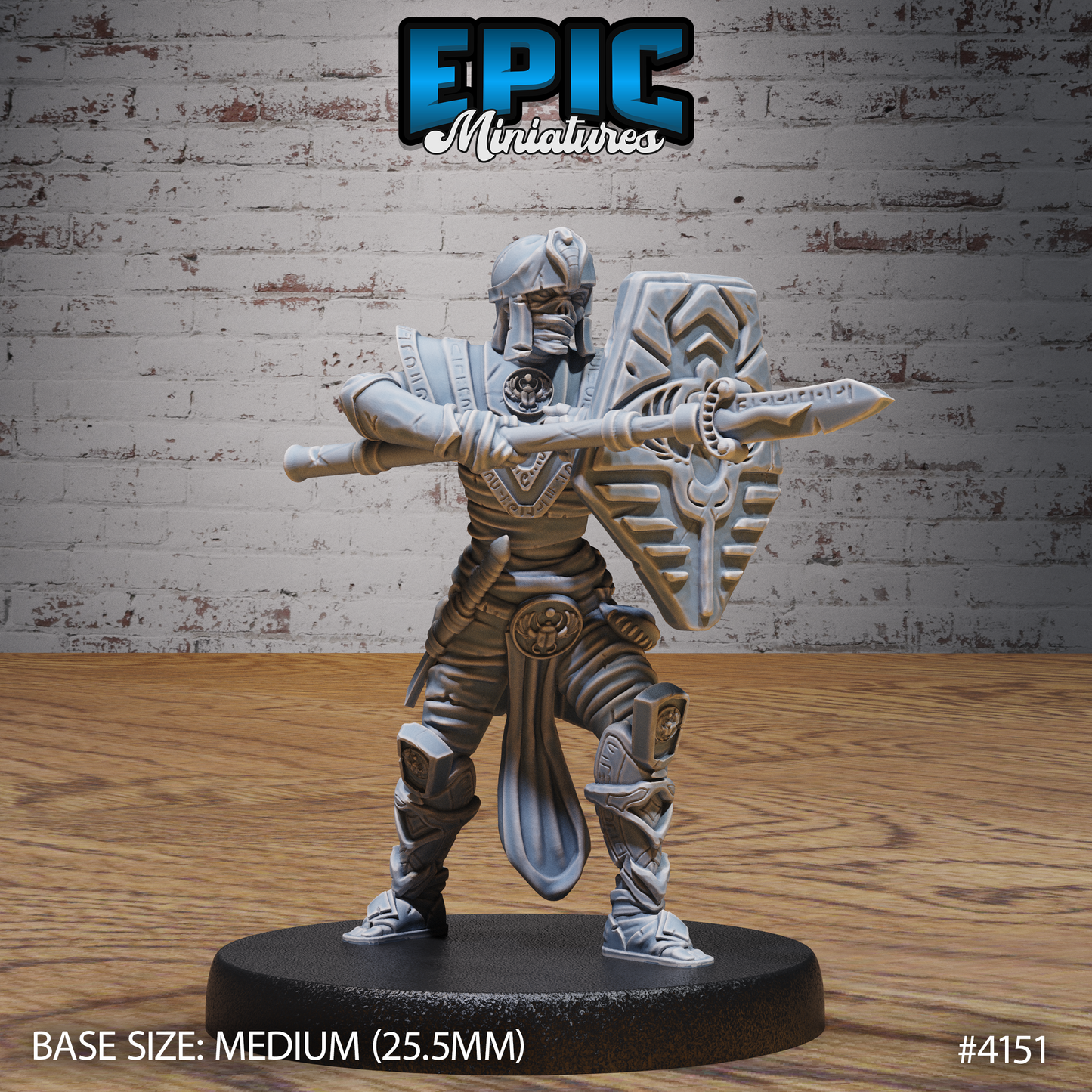 Mummy Warrior Series - Epic Miniatures | #96 Bone Dry Desert