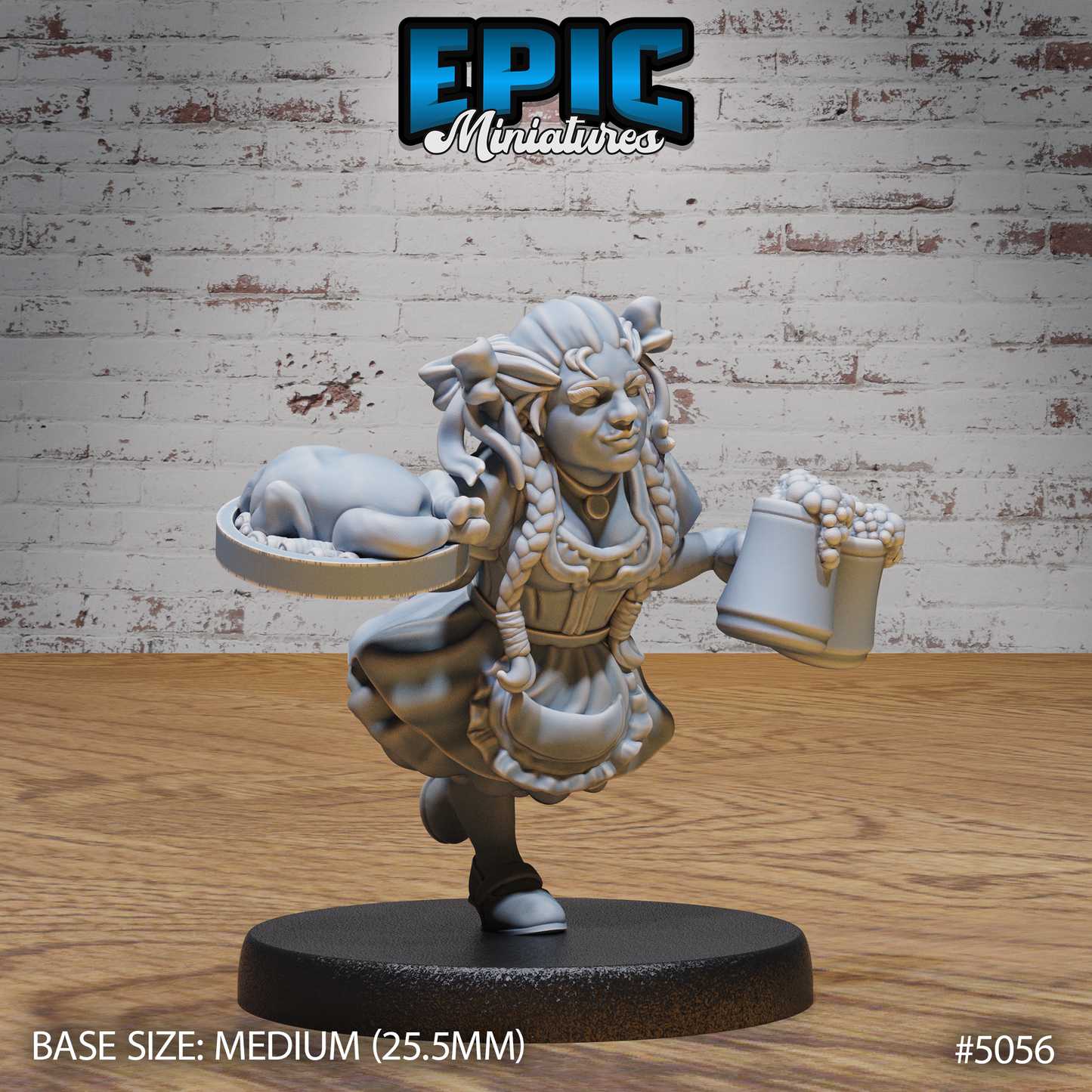 Halfling Villager - Epic Miniatures | #115 -Halfling Meadows