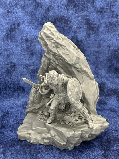 Beowulf – The Tragedy of Courage | Nerikson | 3D Printed Fantasy Miniature