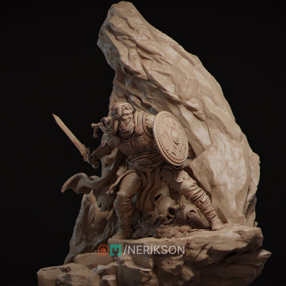 Beowulf – The Tragedy of Courage | Nerikson | 3D Printed Fantasy Miniature