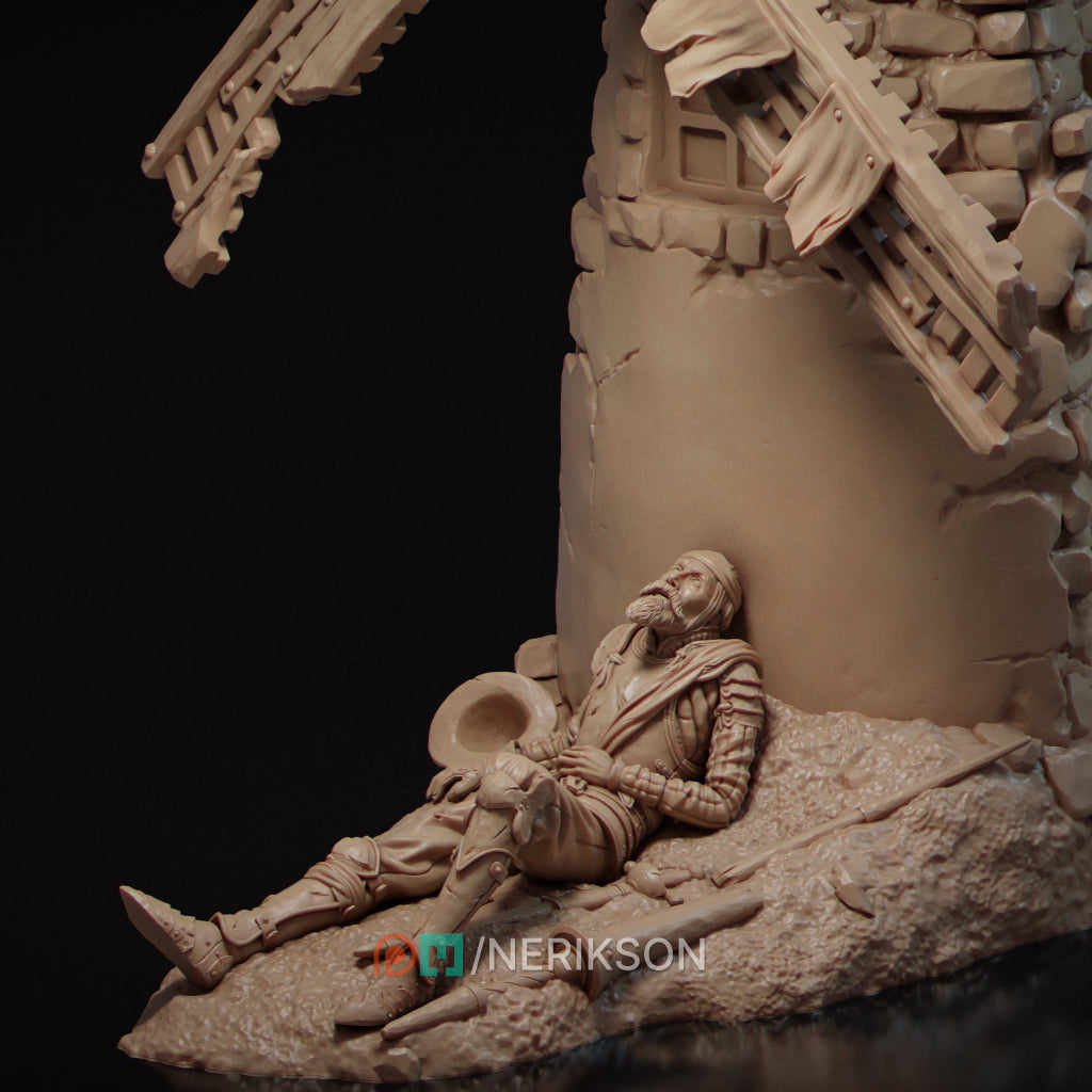 Don Quixote – The Tragedy of Dreams | Nerikson | 3D Printed Fantasy Miniature