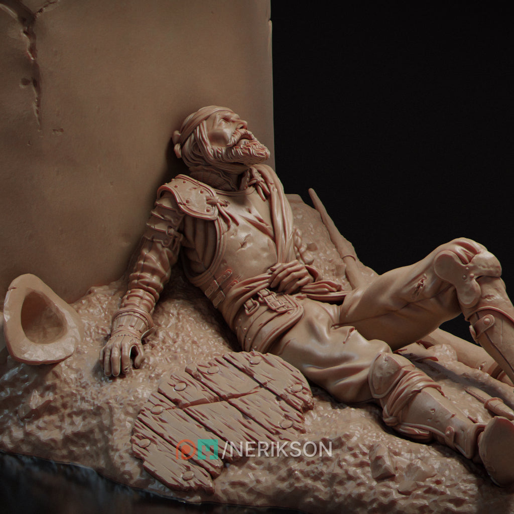 Don Quixote – The Tragedy of Dreams | Nerikson | 3D Printed Fantasy Miniature