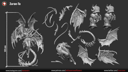 Zurae-Ta succubus diorama | White Werewolf Tavern | Legion of Devils