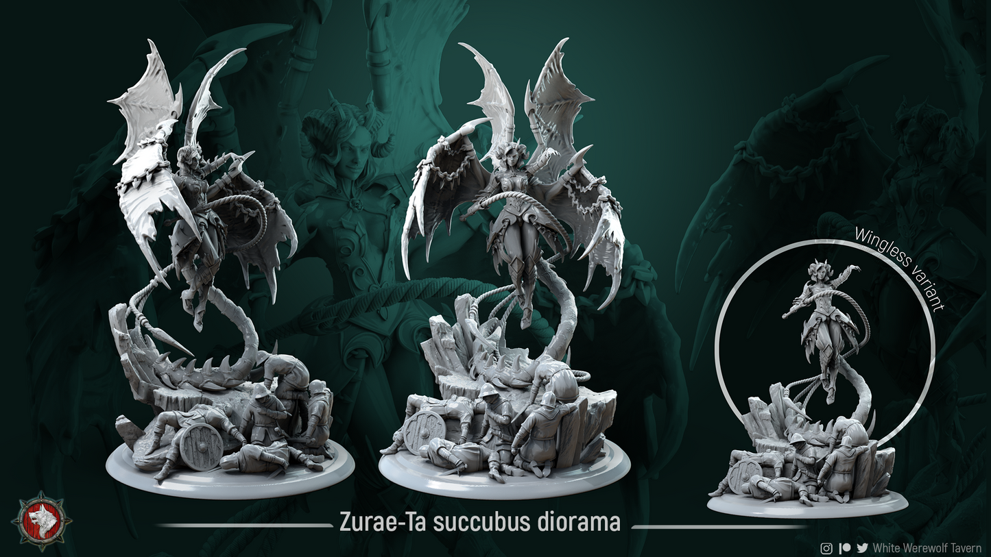 Zurae-Ta succubus diorama | White Werewolf Tavern | Legion of Devils