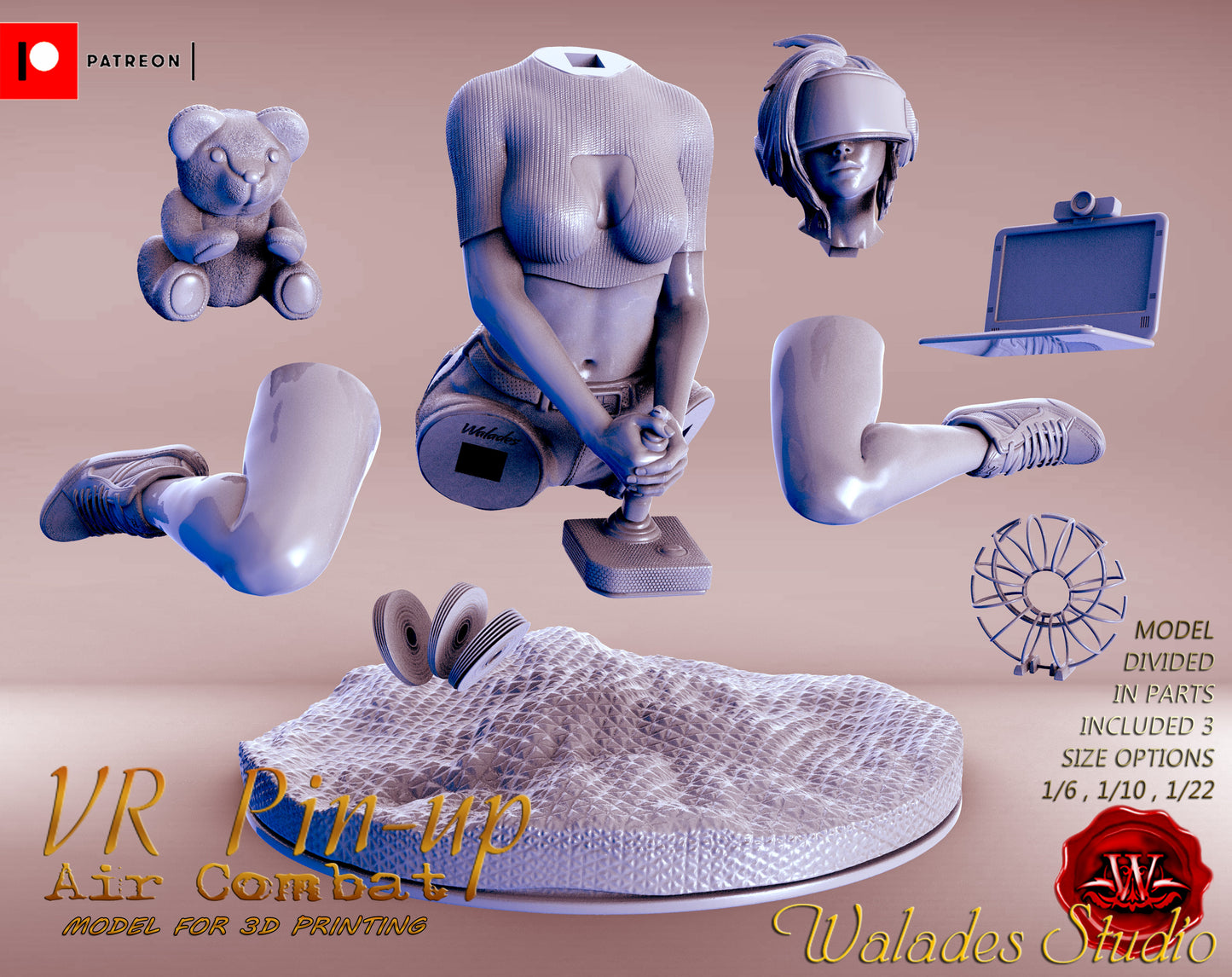 VR-Pinup Air Fighter