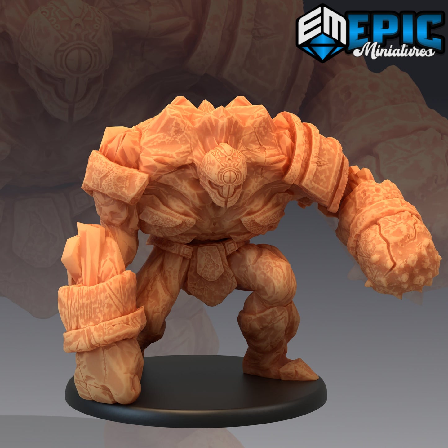 Ice Golem - #08 Artic Nights - Epic Miniatures | Large | Elementals | Ice | Snow | Frozen | Arctic | Construct | Tundra