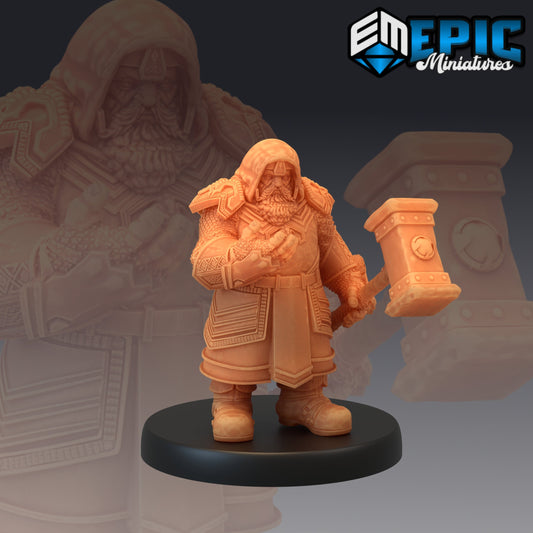 Nordic Dwarves - #08 Artic Nights - Epic Miniatures | Fighter | Norse | Ice | Snow | Arctic | Dwarf | Barbarian
