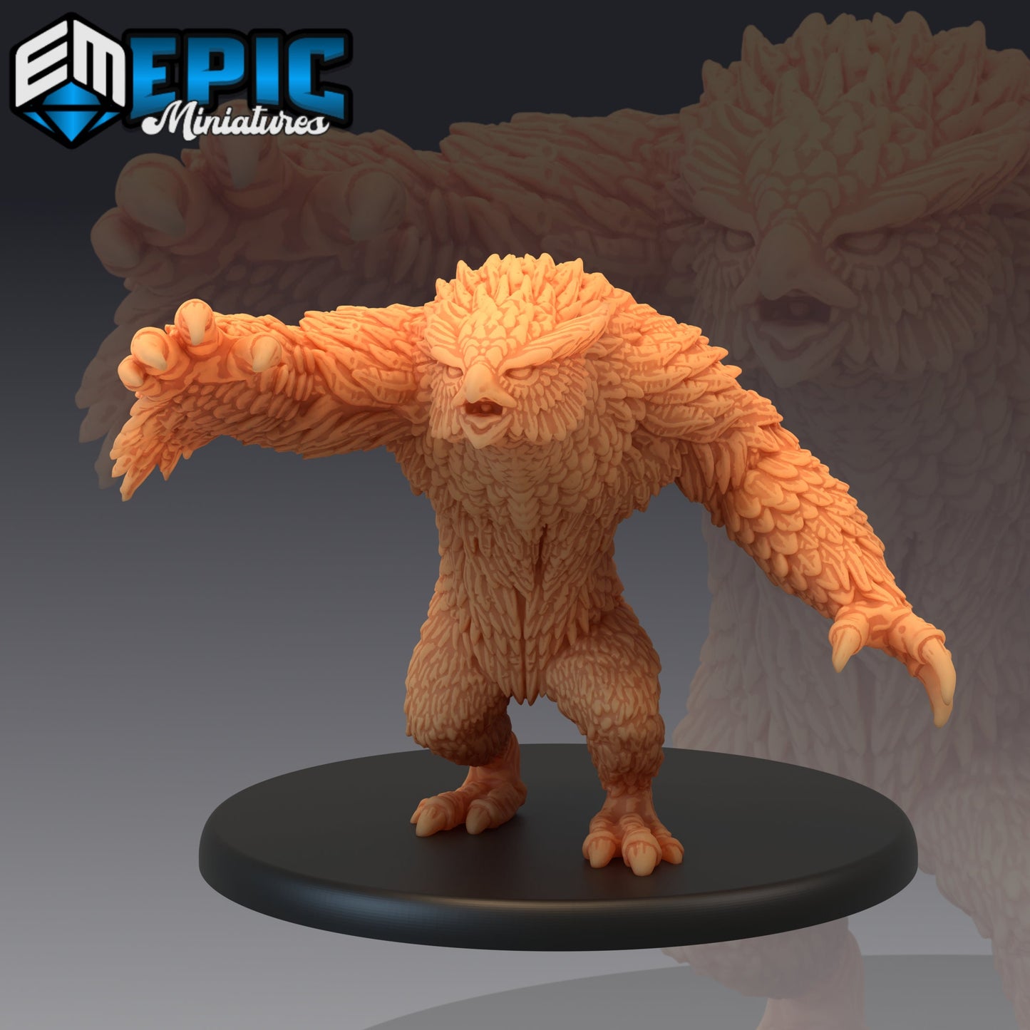 OwlBear Series - Epic Miniatures | Large | Frozen | Tundra | Ice | Snow | Arctic | Classic Monster