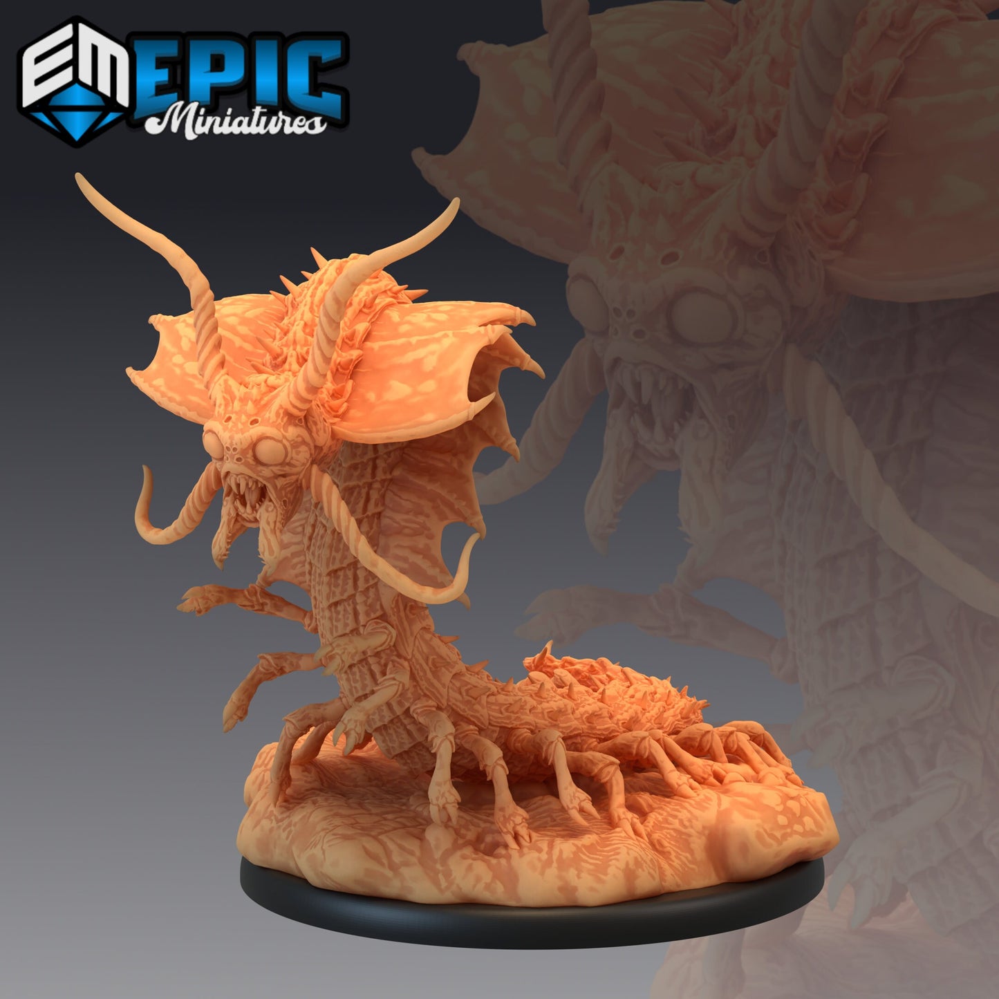 Remorhaz Series - Epic Miniatures | Large | Huge  | Frozen | Tundra | Ice | Arctic | Insect | Classic Monster