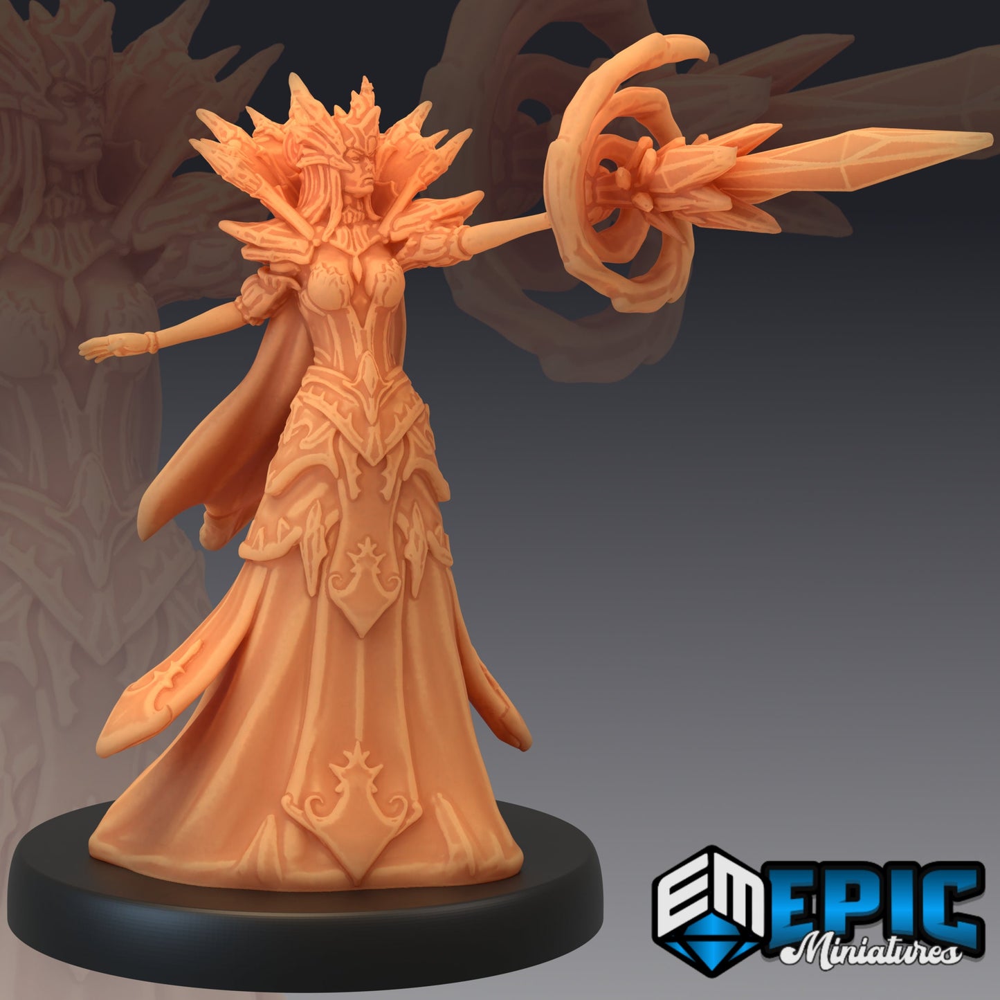 Snow Queen Series - Epic Miniatures | Large | Frozen | Tundra | Ice | Arctic | Elf | Elves | Royalty