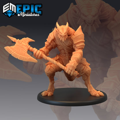 Dragonborn - Epic Miniatures | Half-Dragon | Warrior | Barbarian | Mount