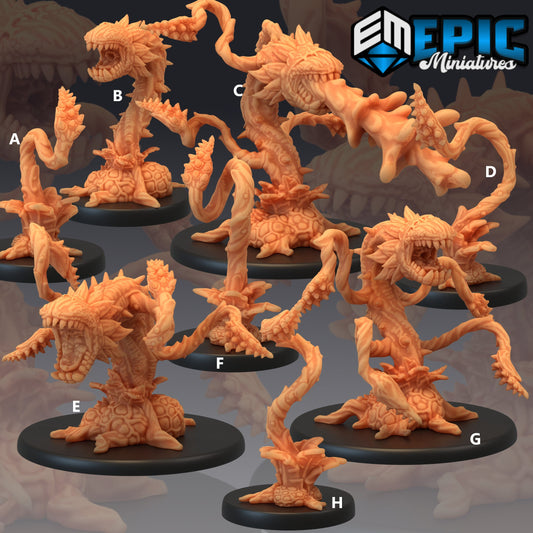 Man-Eating Plants - Epic Miniatures | Large | Corrupted Forest | Tentacles