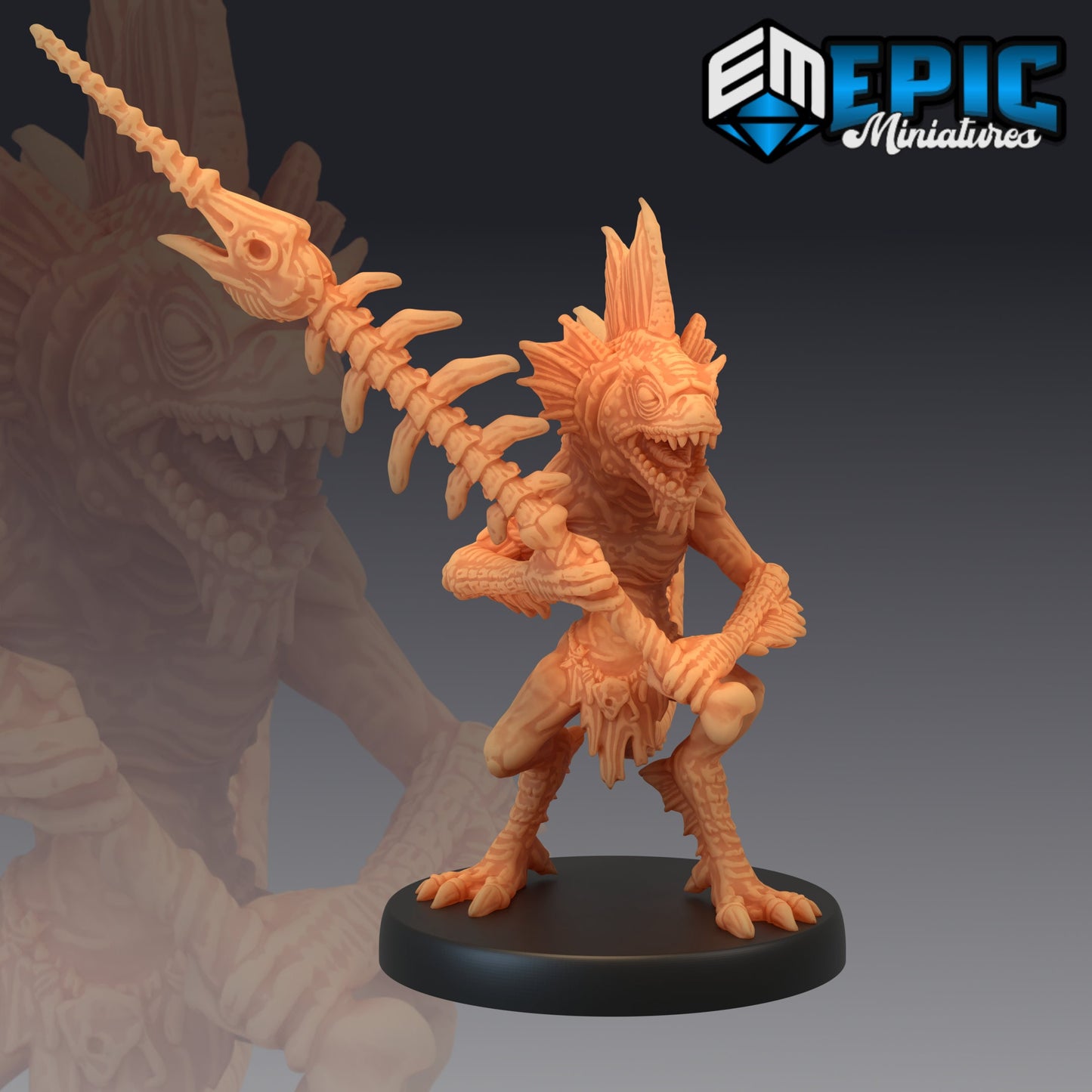 Fishfolk - #05 Endless Depth - Epic Miniatures | Lovecraft, Underwater, Fish People, Murloc