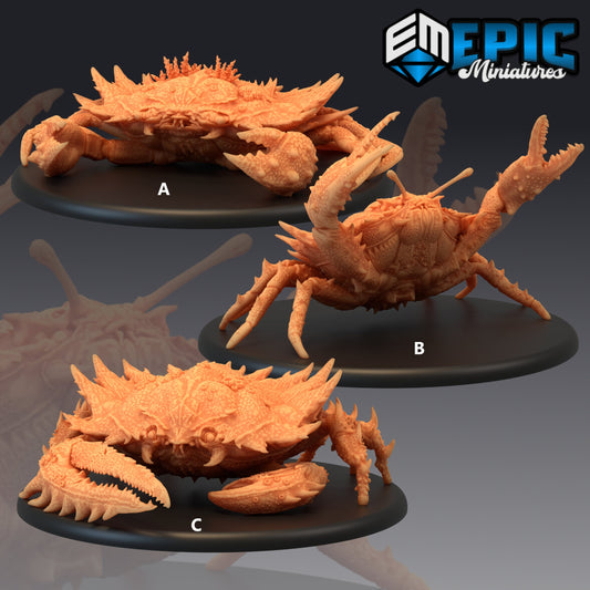 Giant Crab - #05 Endless Depth - Epic Miniatures | Huge | D&D | Lovecraft, Underwater, Crustacean, Claw, Large, Giant