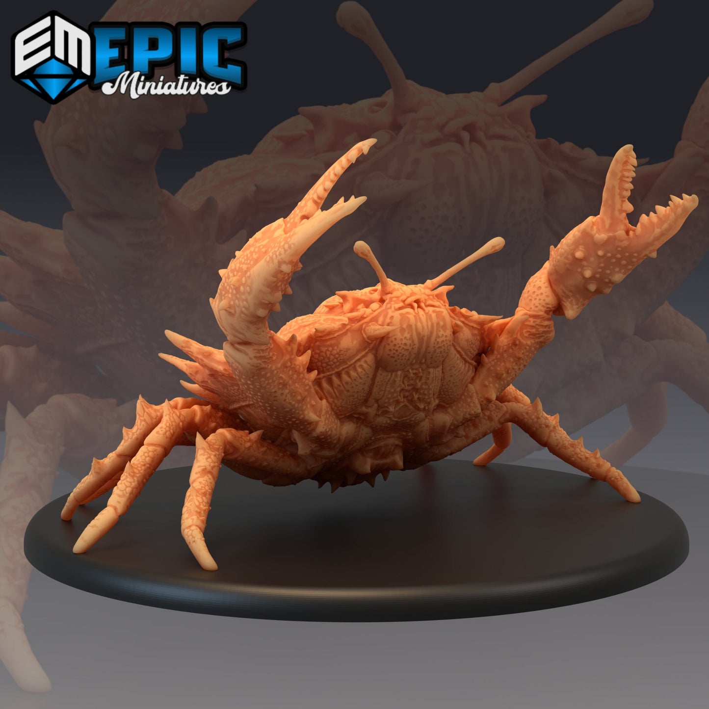 Giant Crab - #05 Endless Depth - Epic Miniatures | Huge | D&D | Lovecraft, Underwater, Crustacean, Claw, Large, Giant
