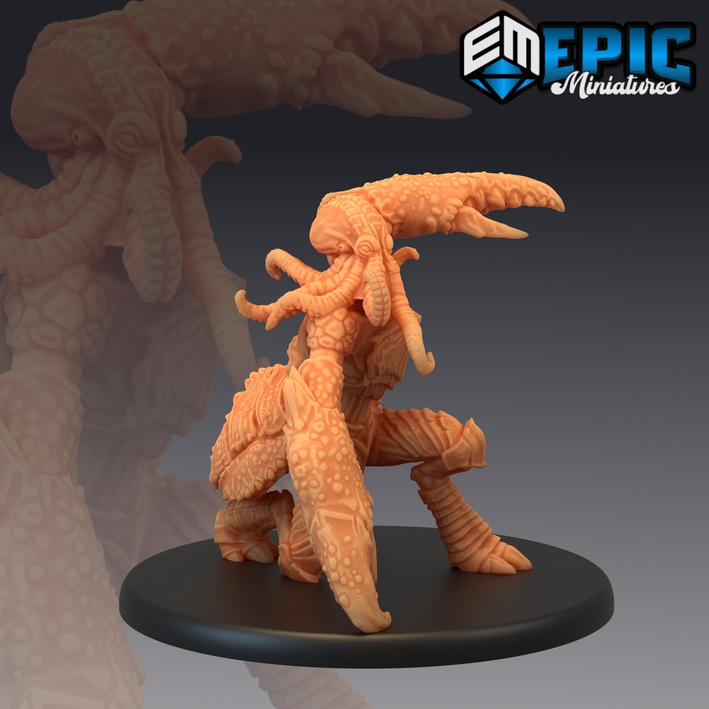 Octocrab - Epic Miniatures | Large | D&D | Lovecraft, Underwater, Crustacean, Claw