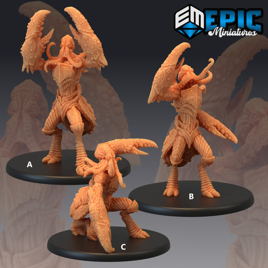 Octocrab - Epic Miniatures | Large | D&D | Lovecraft, Underwater, Crustacean, Claw