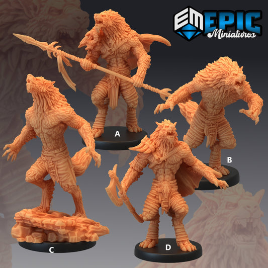 Werewolf - Epic Miniatures | Shifter, Lycanthrope, Wolf, Lycan, Strahd, Evil