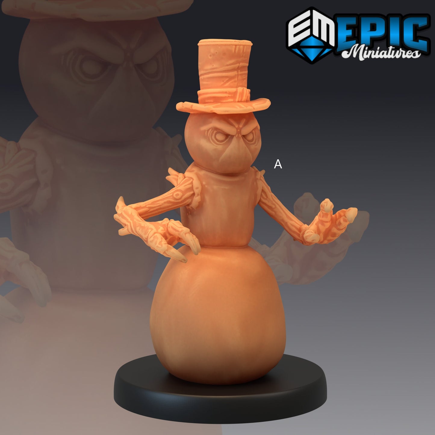 Animated Snowman - #08 Artic Nights - Epic Miniatures | Snowman Elemental | Frozen, Snow, Construct, Tundra, Ice, Arctic