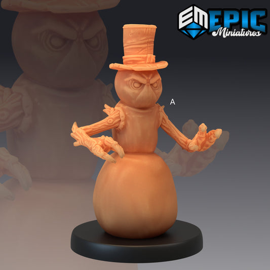 Animated Snowman - #08 Artic Nights - Epic Miniatures | Snowman Elemental | Frozen, Snow, Construct, Tundra, Ice, Arctic