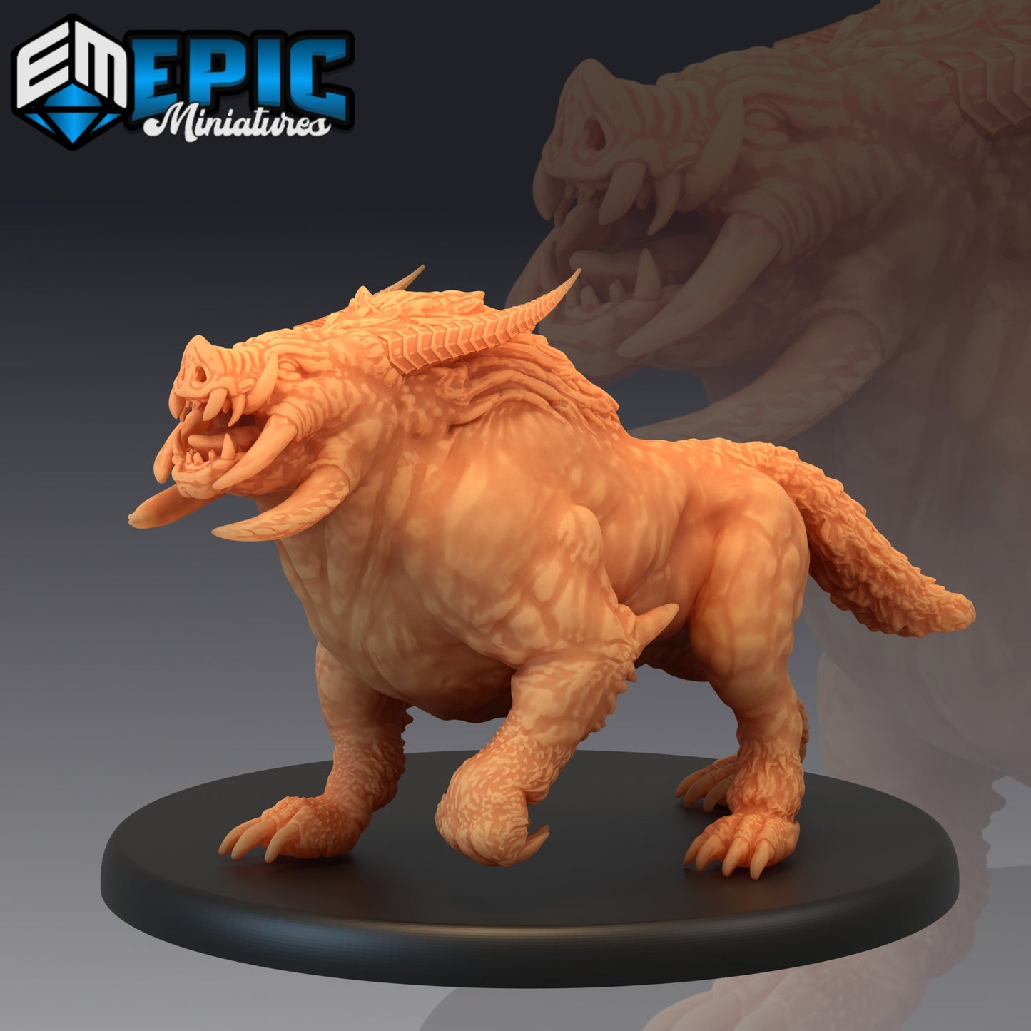 Arctic Boar and Mount - #08 Artic Nights - Epic Miniatures | Boar Mount | Dwarven | Dwarf | Ice | Snow | Tundra Traveler