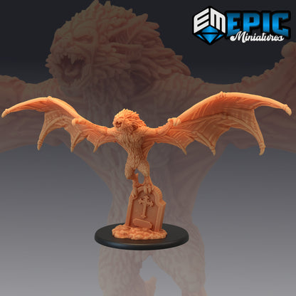 Giant Dire Bat Series - Epic Miniatures | Large | D&D | Giant Bat, Evil, Vampire, Count, Strahd, Dracula, Ravenloft