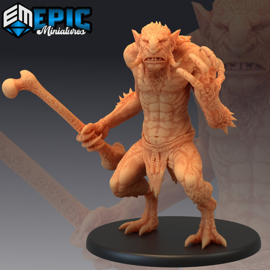 Forest Troll Challenging 328 - #13 Monster Rampage - Epic Miniatures | Troll, Challenging, Bone Club