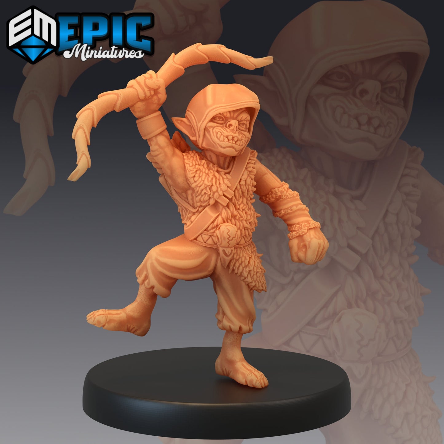 Goblin Ranger - Epic Miniatures | Goblin, Archer, Ranger, Bow