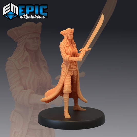 Pirate Quartermaster Battle 89 - #06 Pirates Voyage - Epic Miniatures | Pirate Quartermaster, Pirate, Female Pirate