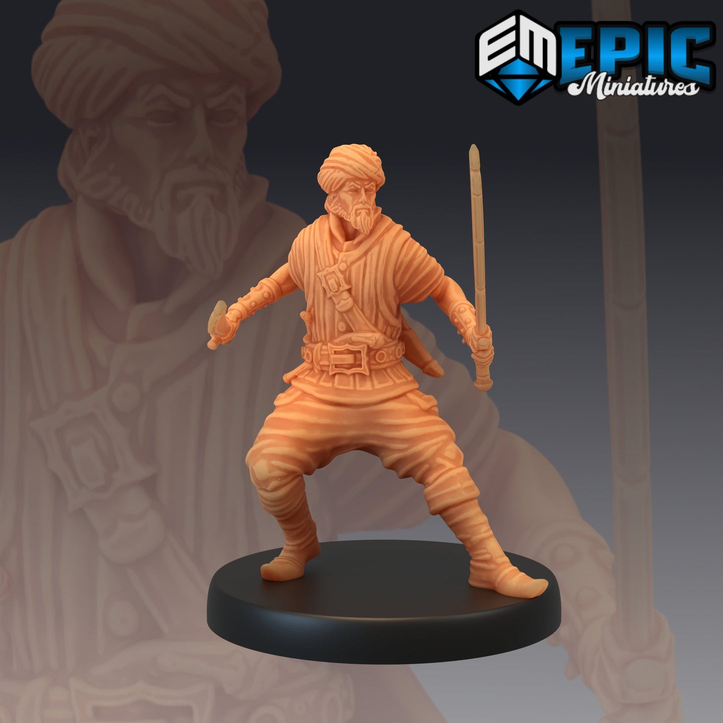 Pirate Cutthroat Sword Dance - Epic Miniatures | Pirate, Cutthroat, Sword