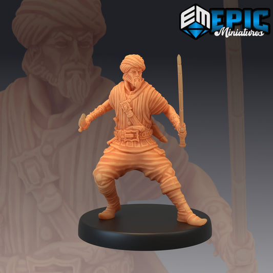Pirate Cutthroat Sword Dance - Epic Miniatures | Pirate, Cutthroat, Sword