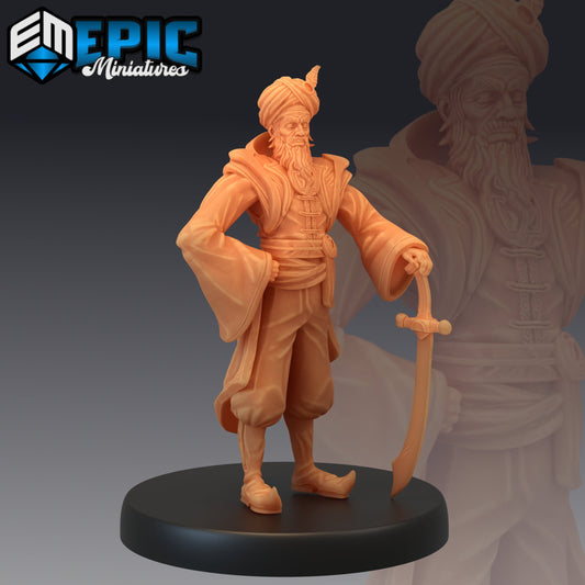 Grand Vizier 466 - #16 Mythical Desert - Epic Miniatures | Vizier, Human