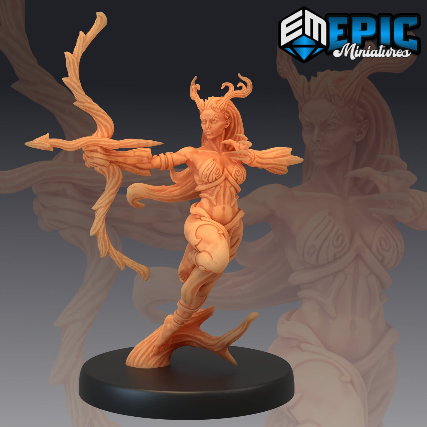Dryad Bow 411 - #15 Fey Woods - Epic Miniatures | Dryad, Fairy, Faerie, Archer, Bow