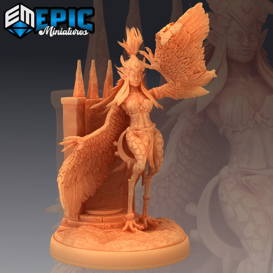 Harpy Lady Greeting - Epic Miniatures | Winged Woman, Harpy