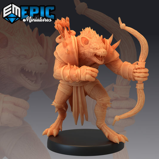 Gnoll Archer Aiming - Epic Miniatures | Gnoll, Archer, Warrior