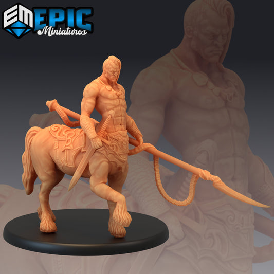 Centaur Spear 346 - #13 Monster Rampage - Epic Miniatures | Horseman, Spear, Centaur