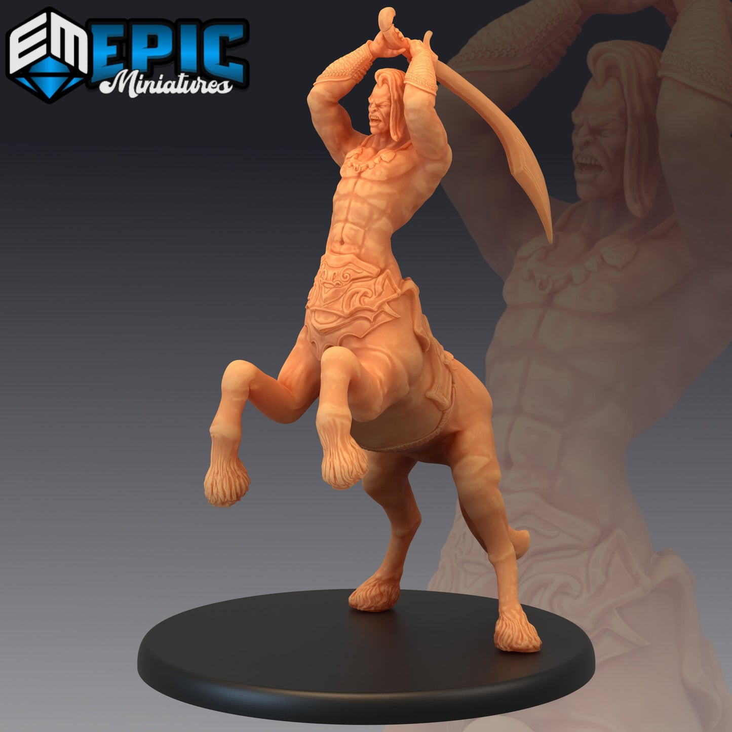 Centaur Sword 347 - #13 Monster Rampage - Epic Miniatures | Horseman, Sword, Centaur