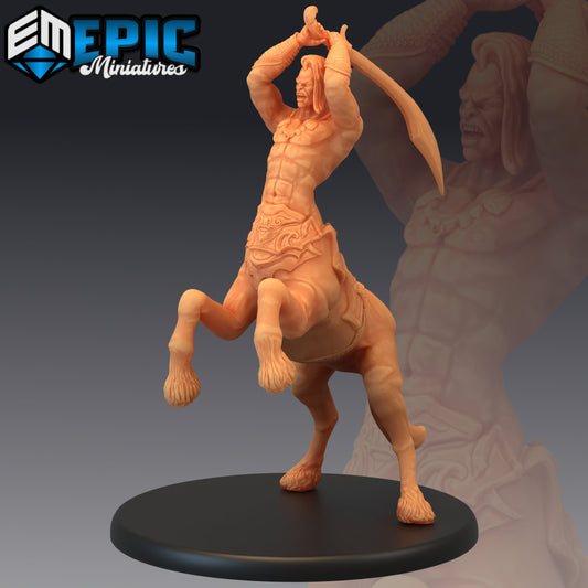 Centaur Sword 347 - #13 Monster Rampage - Epic Miniatures | Horseman, Sword, Centaur
