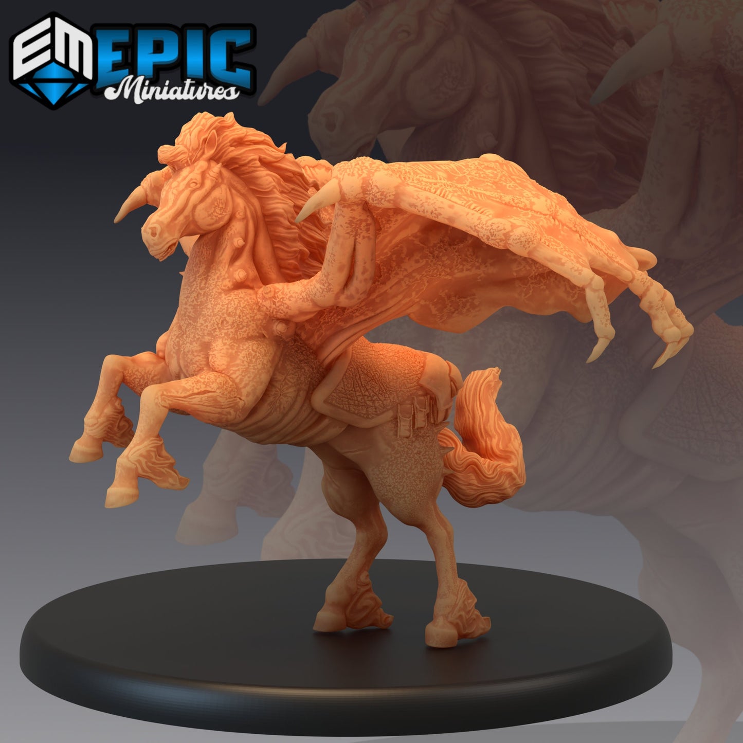 Fallen Pegasus Saddle 389 - #14 Last Rebellion - Epic Miniatures | Horse, Epic