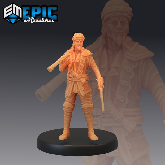 Pirate Sailing Master Navigating - Epic Miniatures | Pirate Sailing Master, Pirate