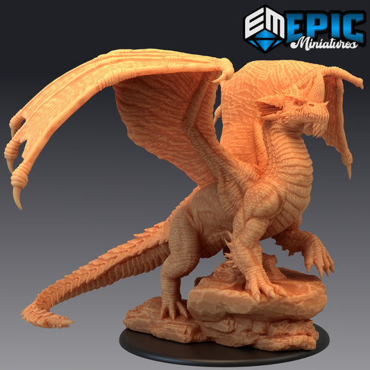 Ancient Blue Dragon 452 - #16 Mythical Desert - Epic Miniatures | Ancient Dragon, Dragon