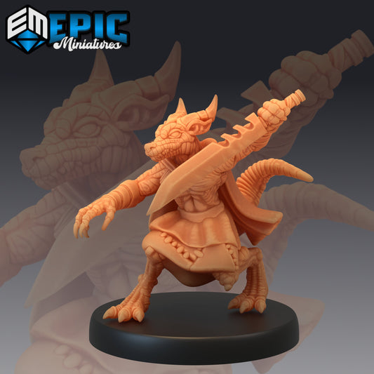 Kobold Warrior Sword 455 - #16 Mythical Desert - Epic Miniatures | Kobold, Warrior, Sword
