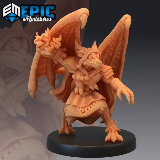 Winged Kobold Shaman 462 - #16 Mythical Desert - Epic Miniatures | Kobold, Shaman, Winged