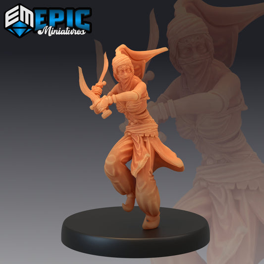 Orient Princess 487 - #16 Mythical Desert - Epic Miniatures | Woman, Desert Woman, Dervish, Princess, Dagger