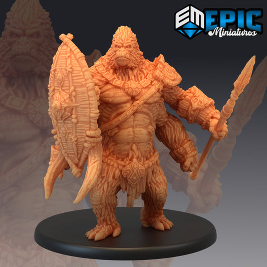 Girallon Tribe Warrior - Epic Miniatures | Gorrila, Girallon, Warrior