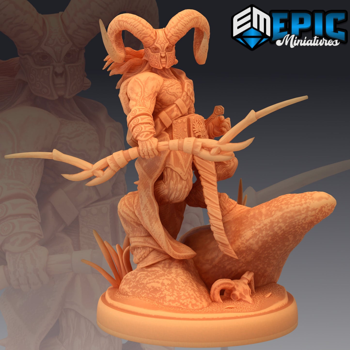 Satyr Armored Bow 428 - #15 Fey Woods - Epic Miniatures | Warrior, Bow