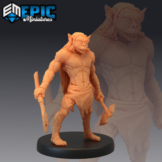 Grimlock 793 - #24 Norse Raiders - Epic Miniatures | Medium | Goblinoids, Masculine, Axe