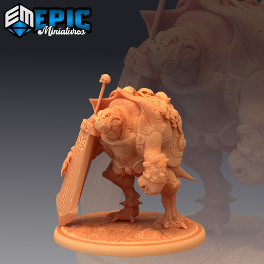 Skull Turtle 737 - #23 Psionic Overlords - Epic Miniatures | Large | Humanoids, Sword